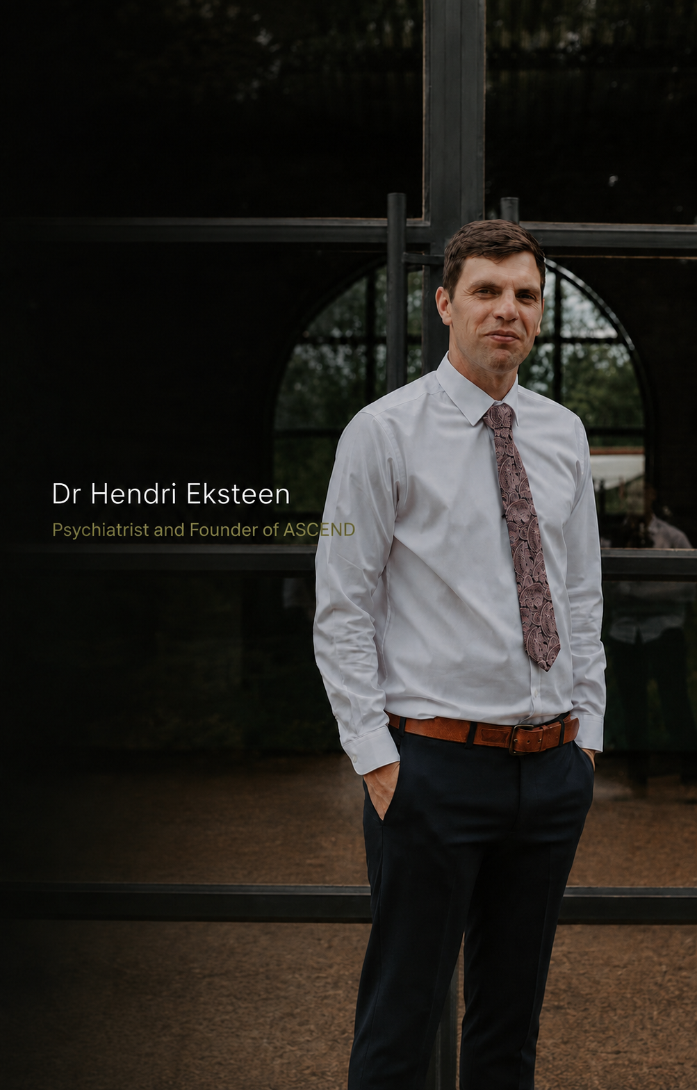 Dr Hendri Eksteen, psychiatrist and founder of ASCEND